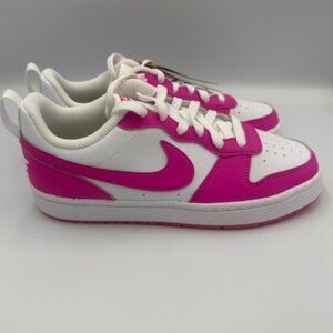 Nike Court Borough Low Recraft GS - FUCHSIA - New Size 5.5Y / 7 Women